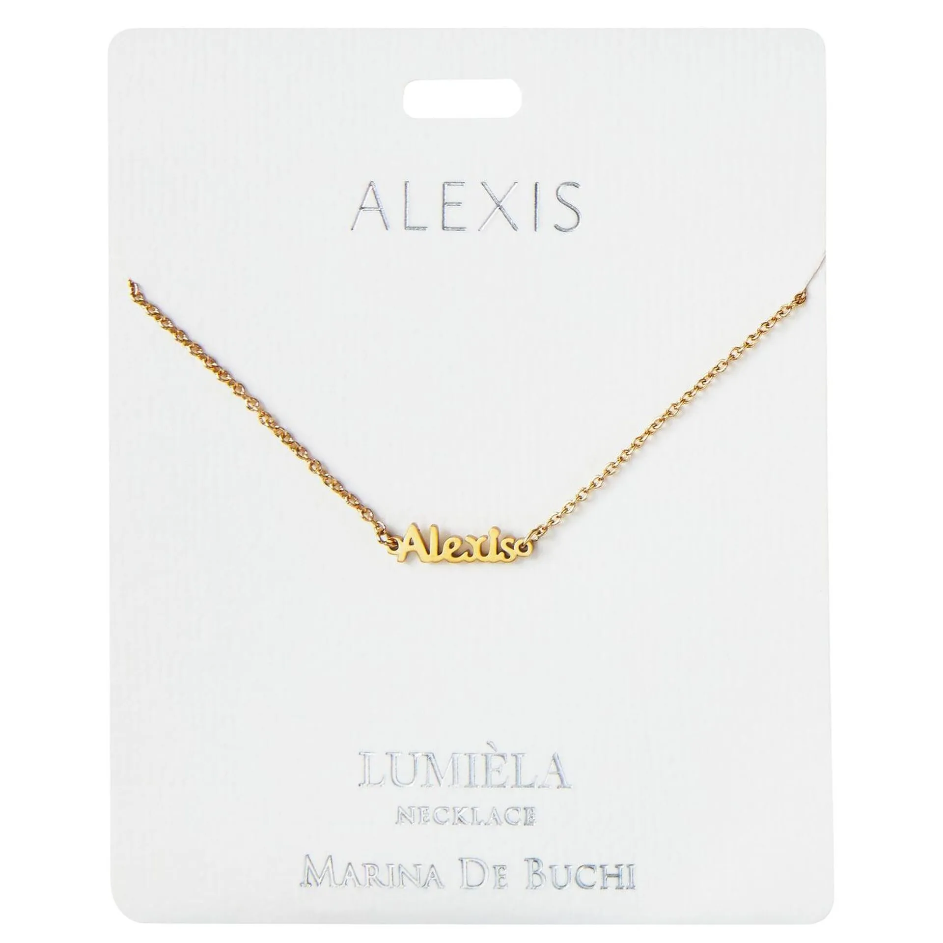 100484 Script  Necklace-Amy