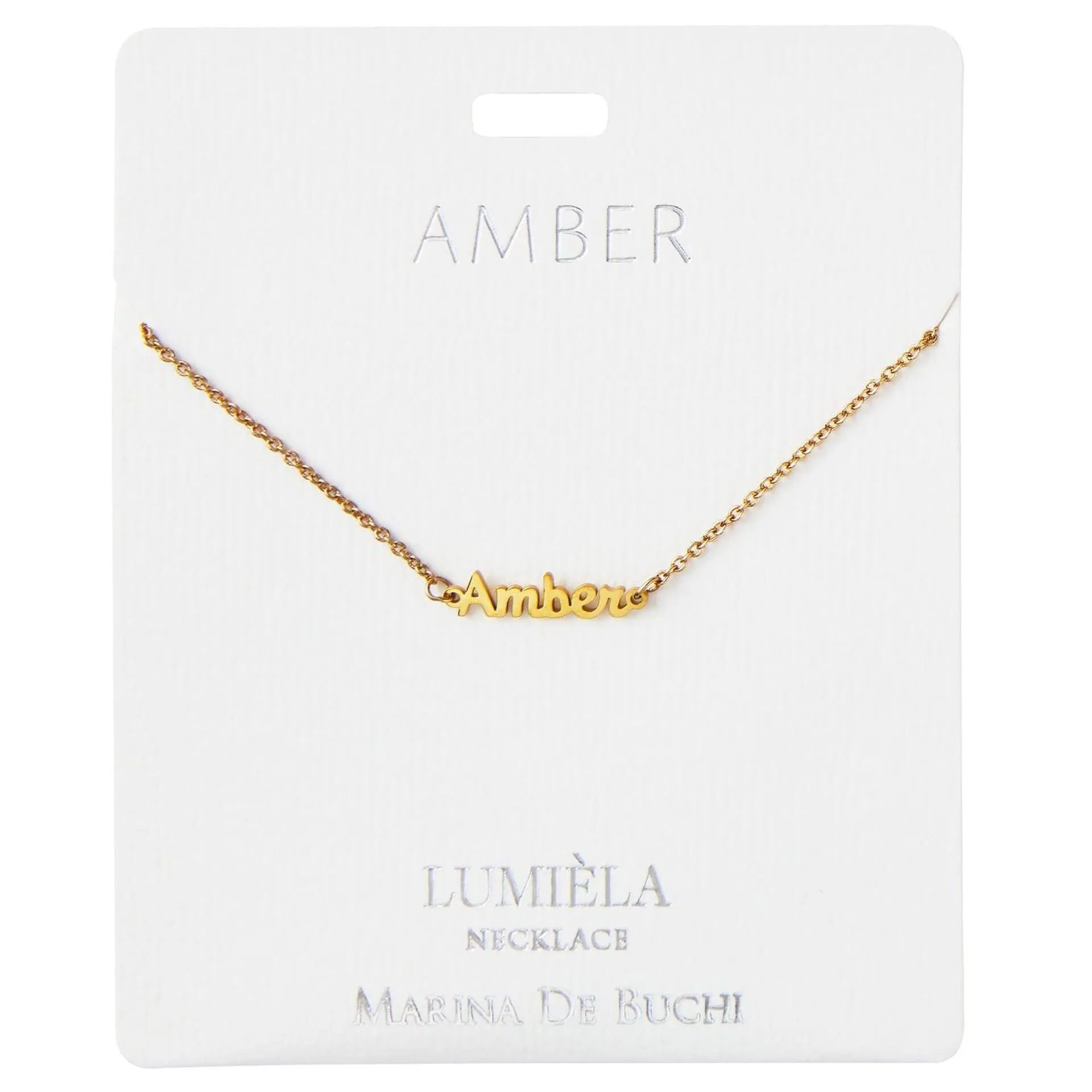 100484 Script  Necklace-Amy