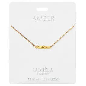 100484 Script  Necklace-Amy