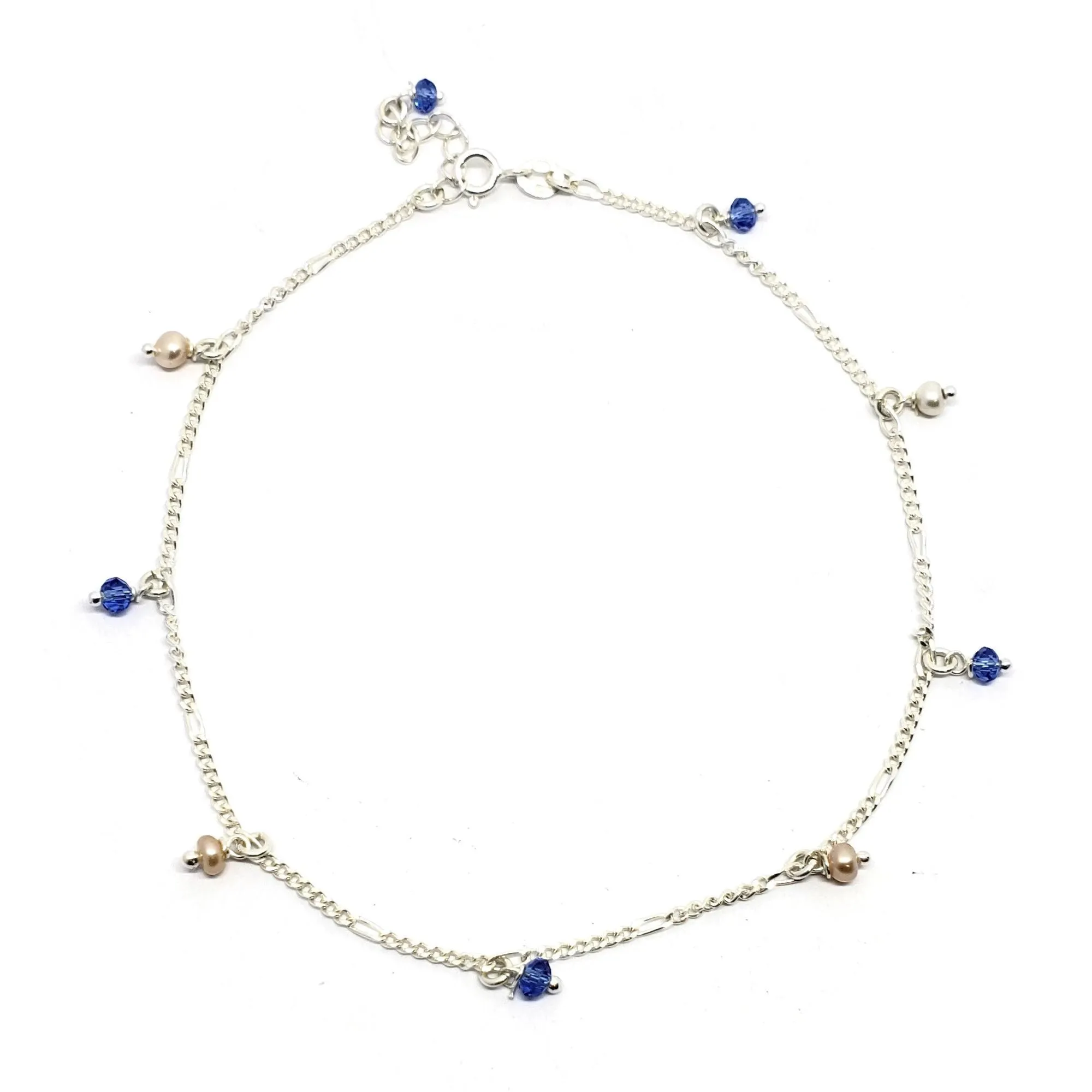 925 Sterling Silver Anklet - #39