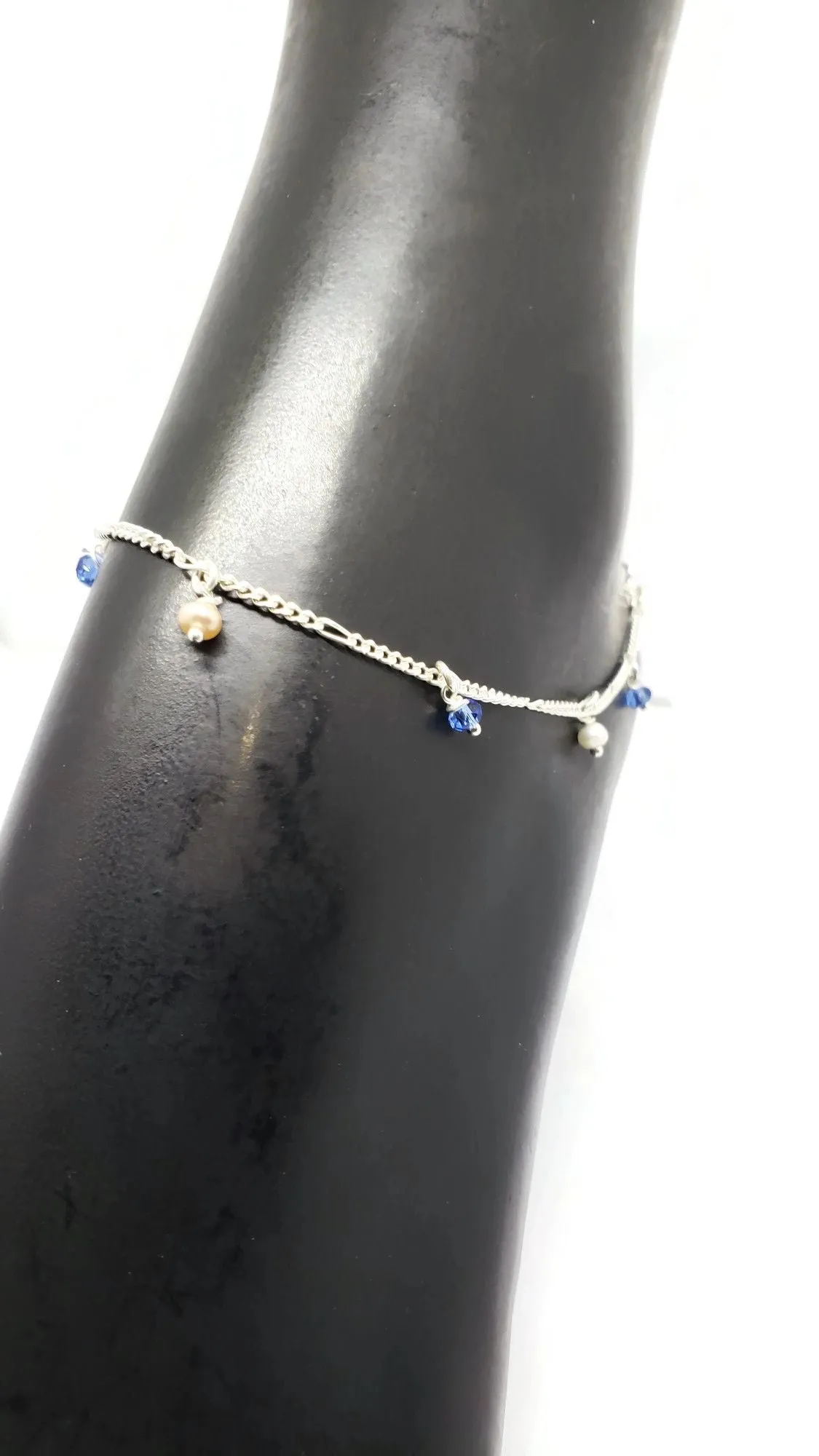 925 Sterling Silver Anklet - #39