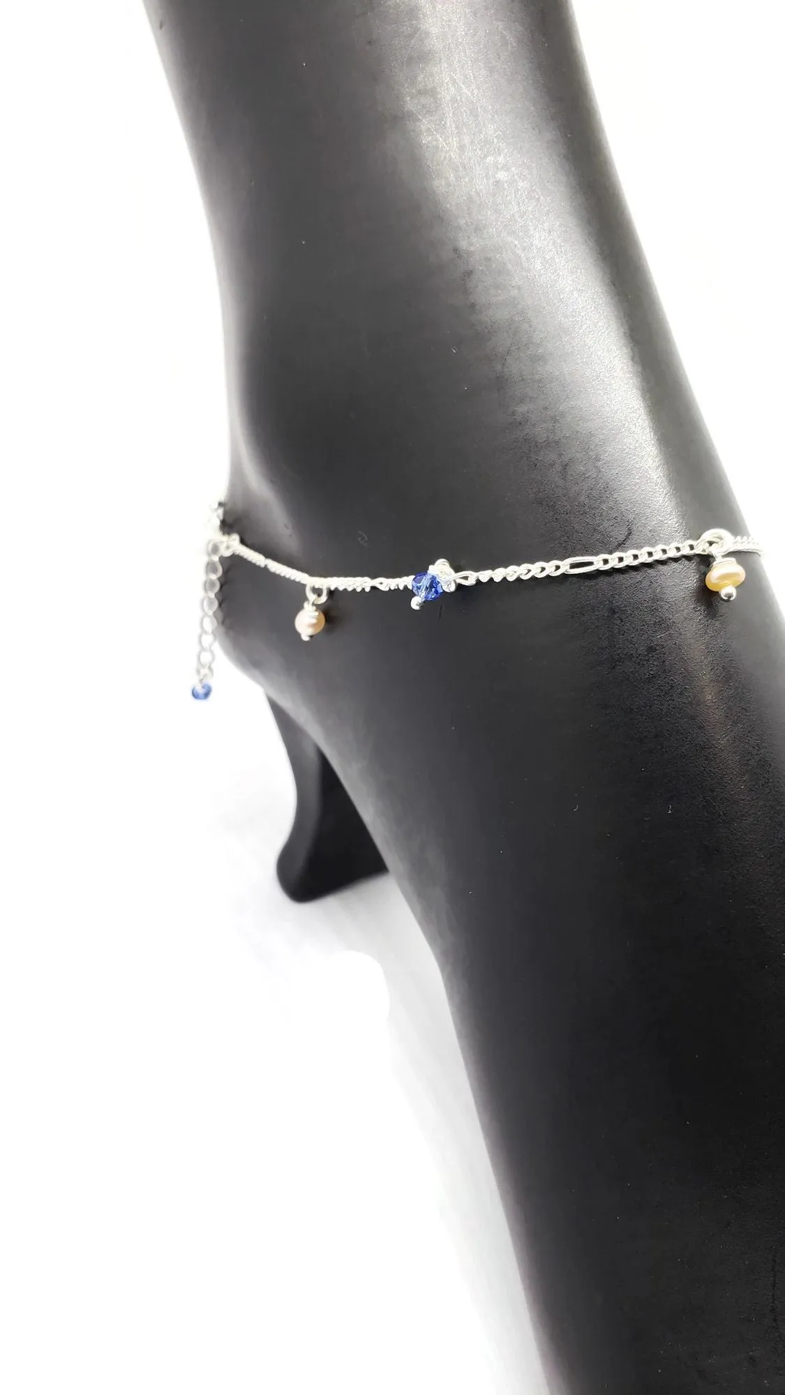 925 Sterling Silver Anklet - #39