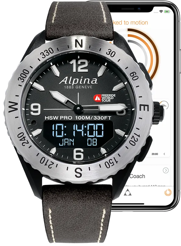Alpina Watch AlpinerX Freeride World Tour Smartwatch Limited Edition