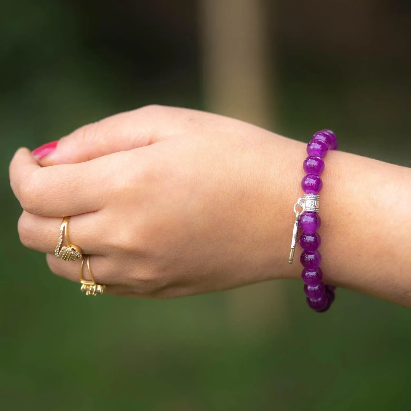 Amethyst Charm Bracelets