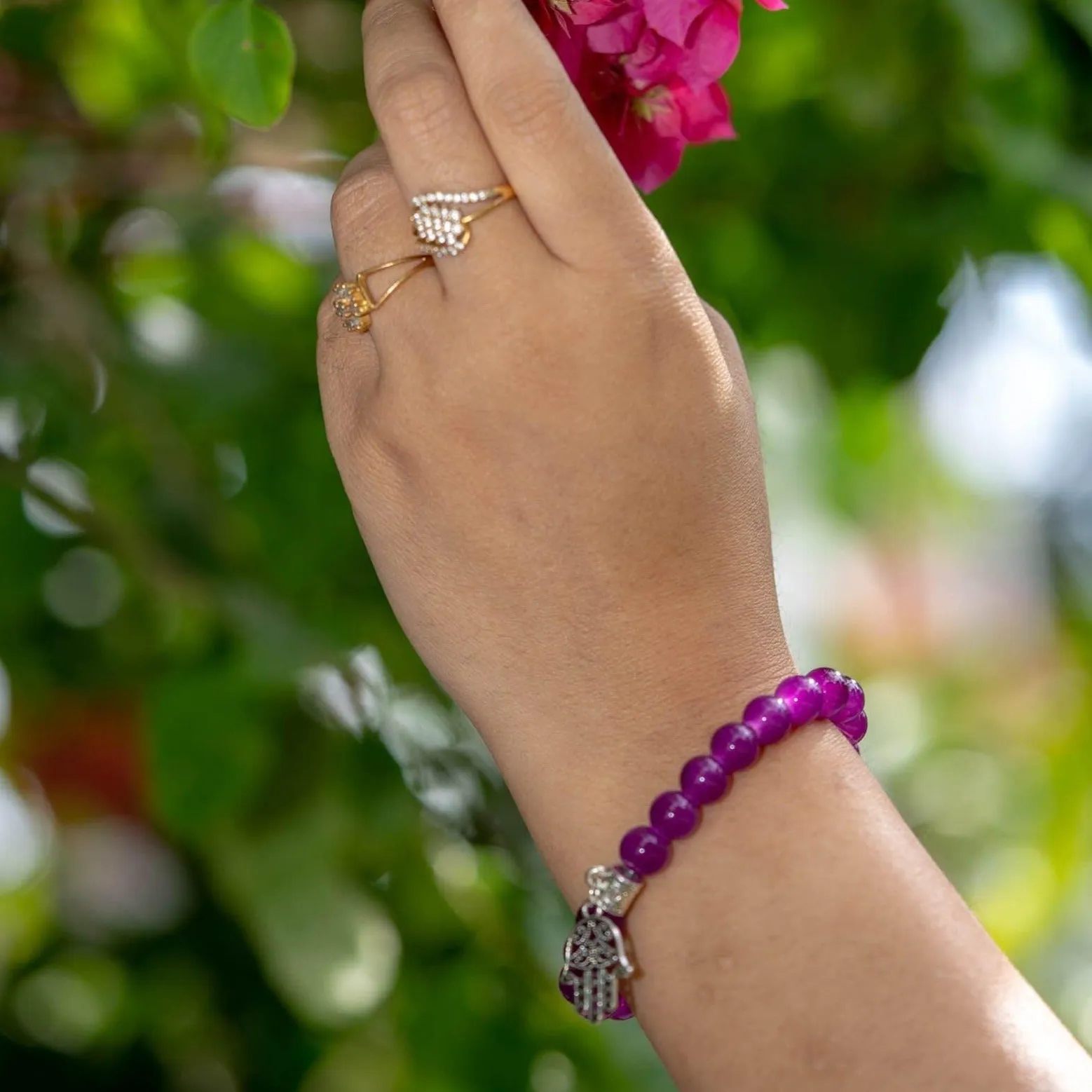 Amethyst Charm Bracelets