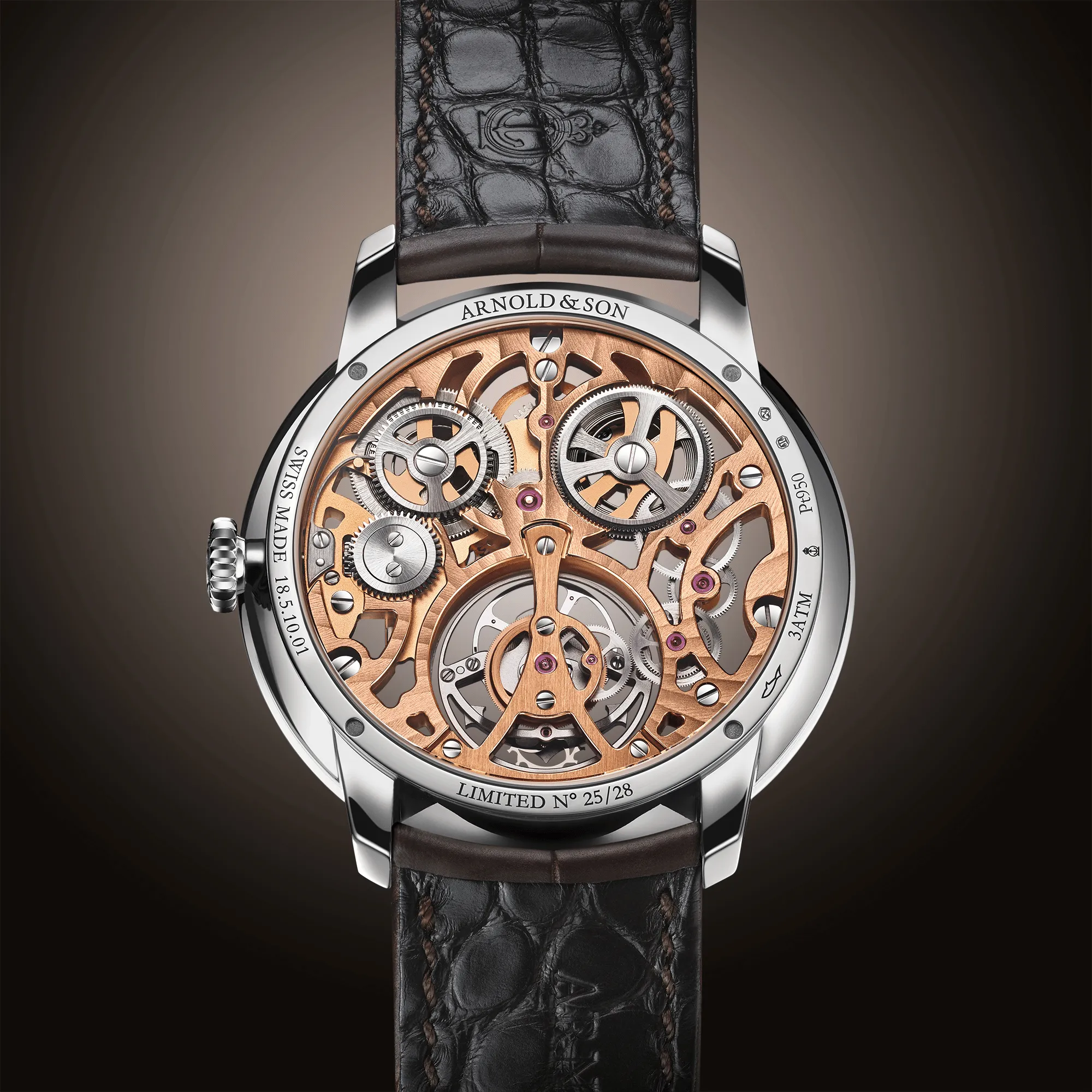 Arnold & Son Ultrathin Tourbillon Skeleton Platinum