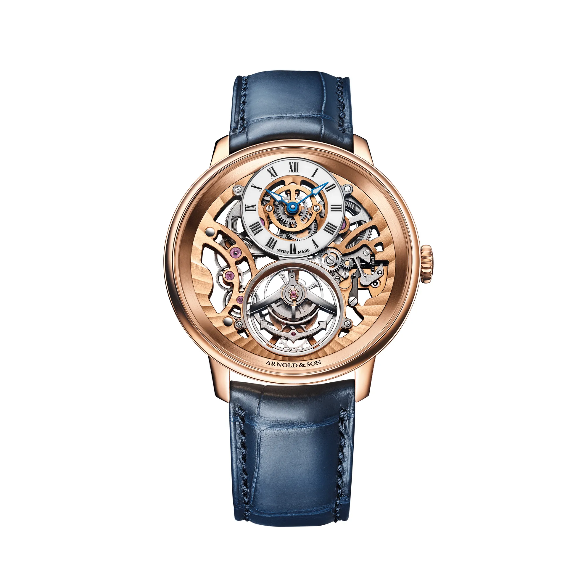 Arnold & Son Ultrathin Tourbillon Skeleton Red Gold