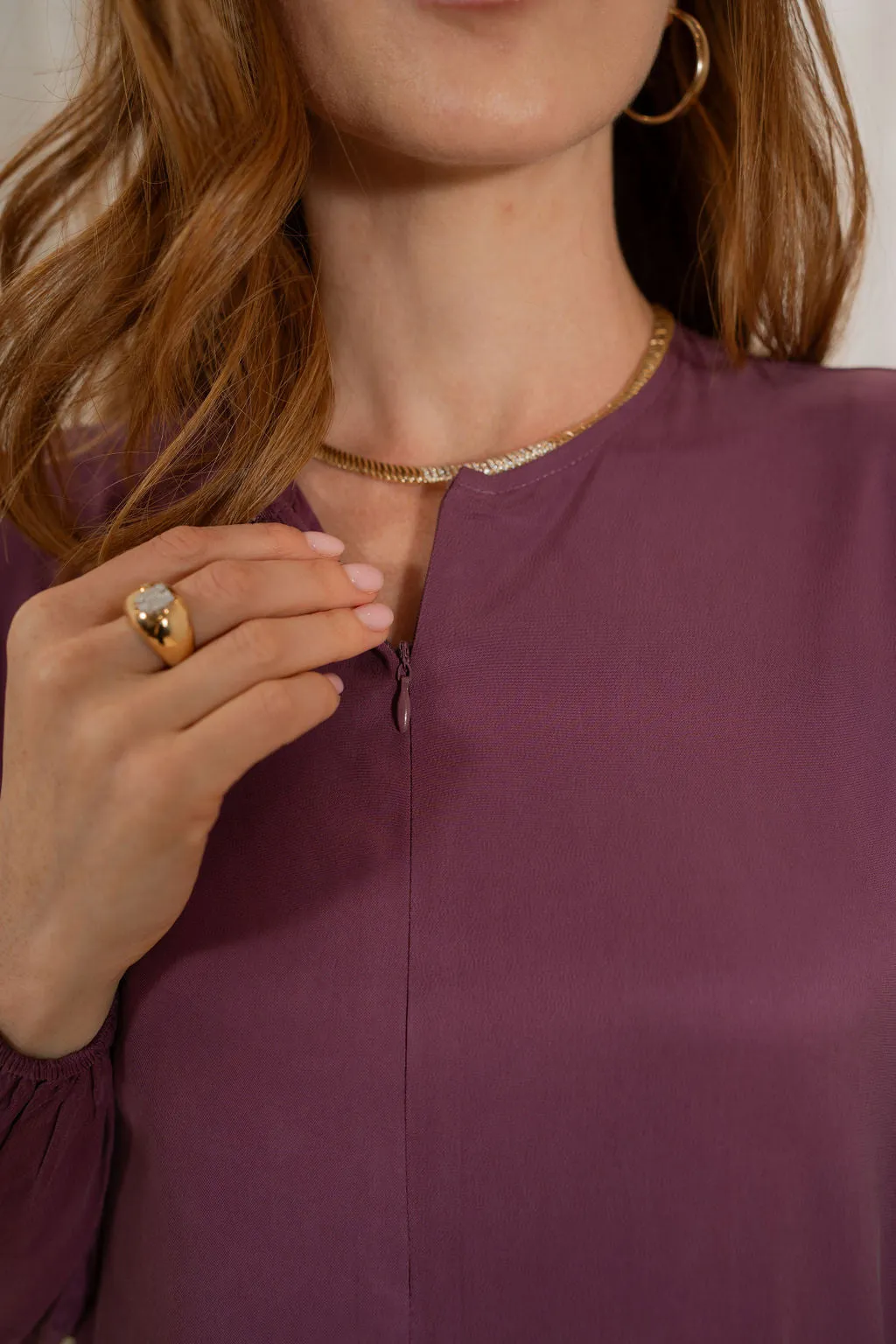 Asymmetrical Drop smock dress