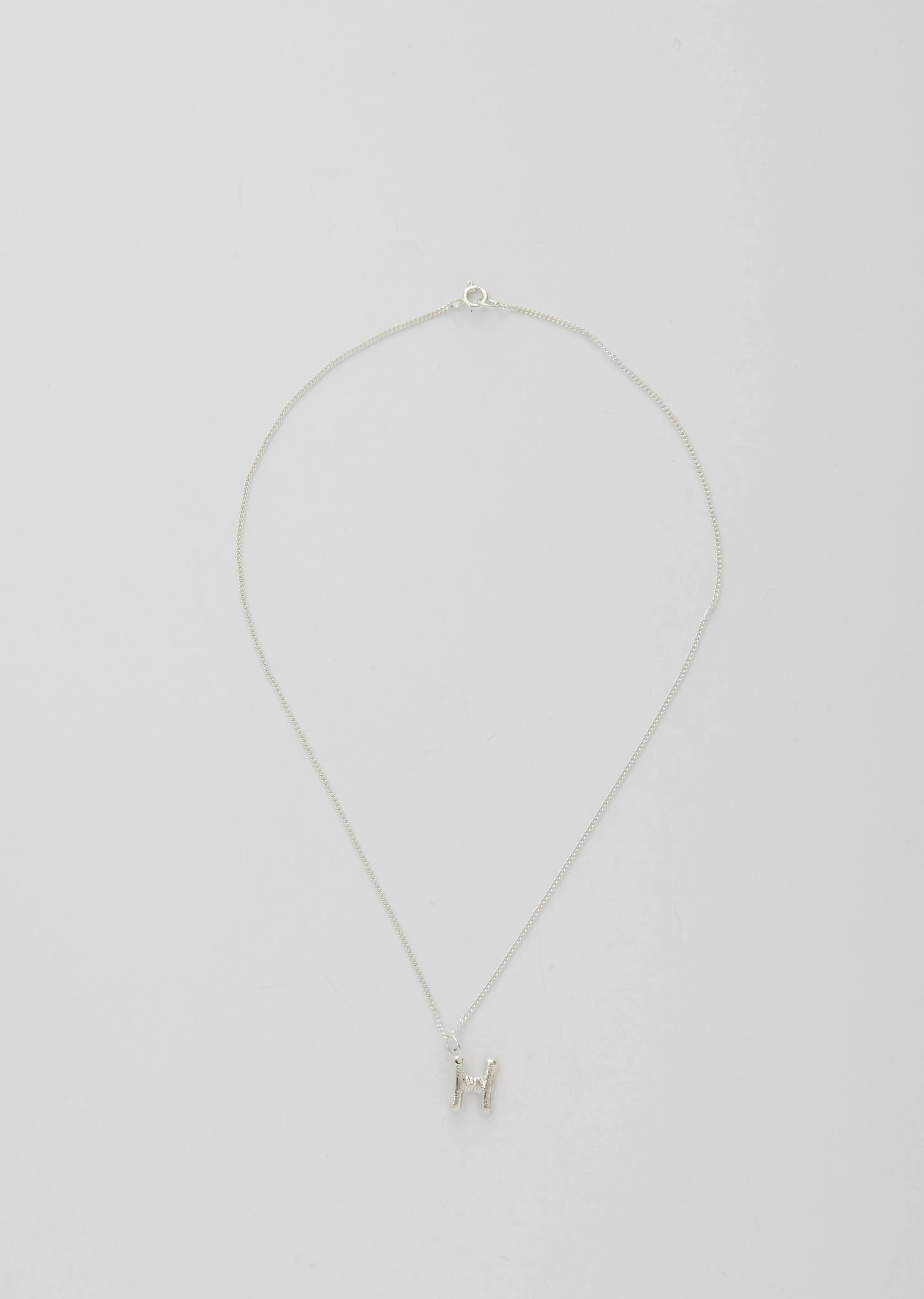 Balloon Letter Necklace - H