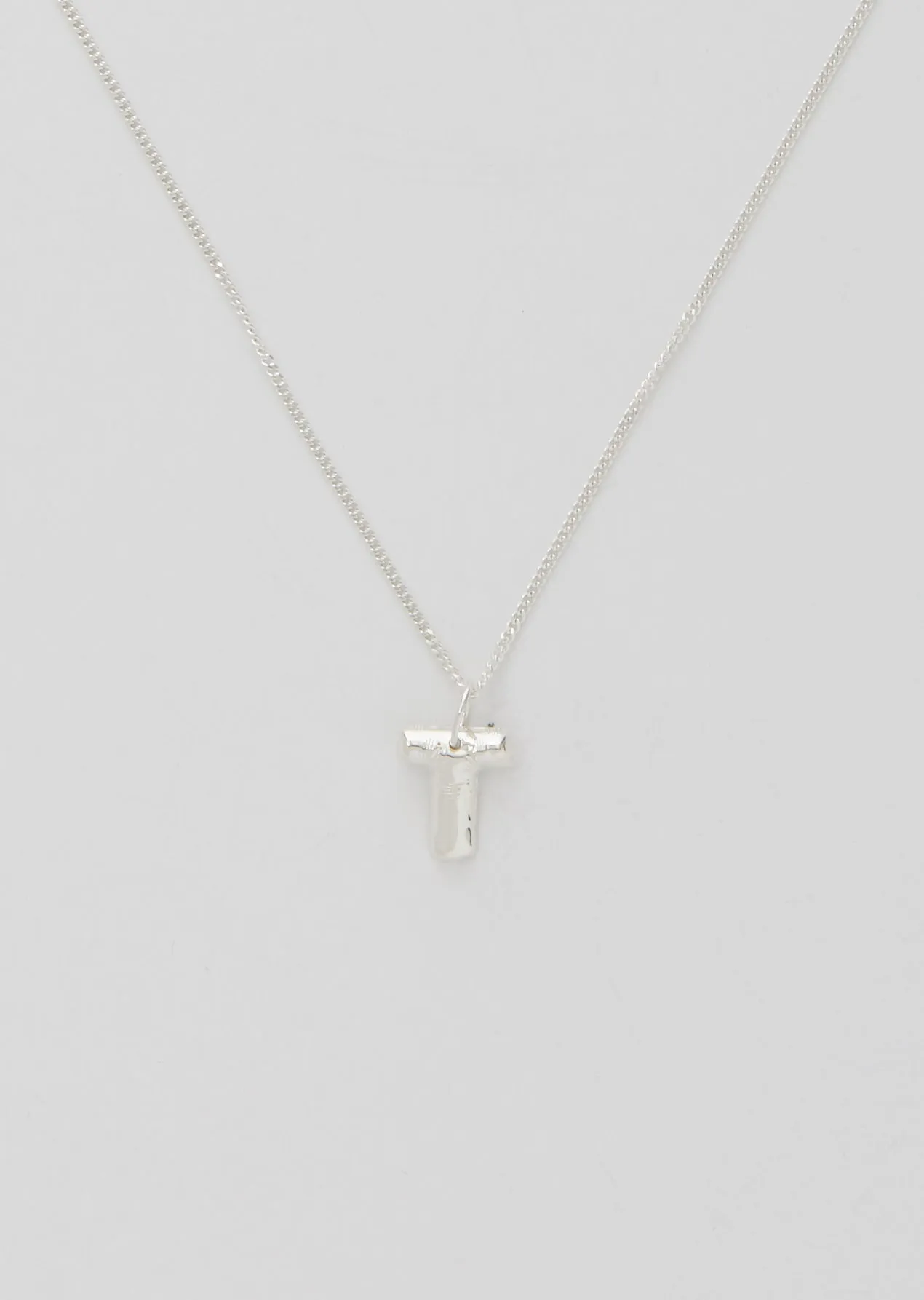 Balloon Letter Necklace - T
