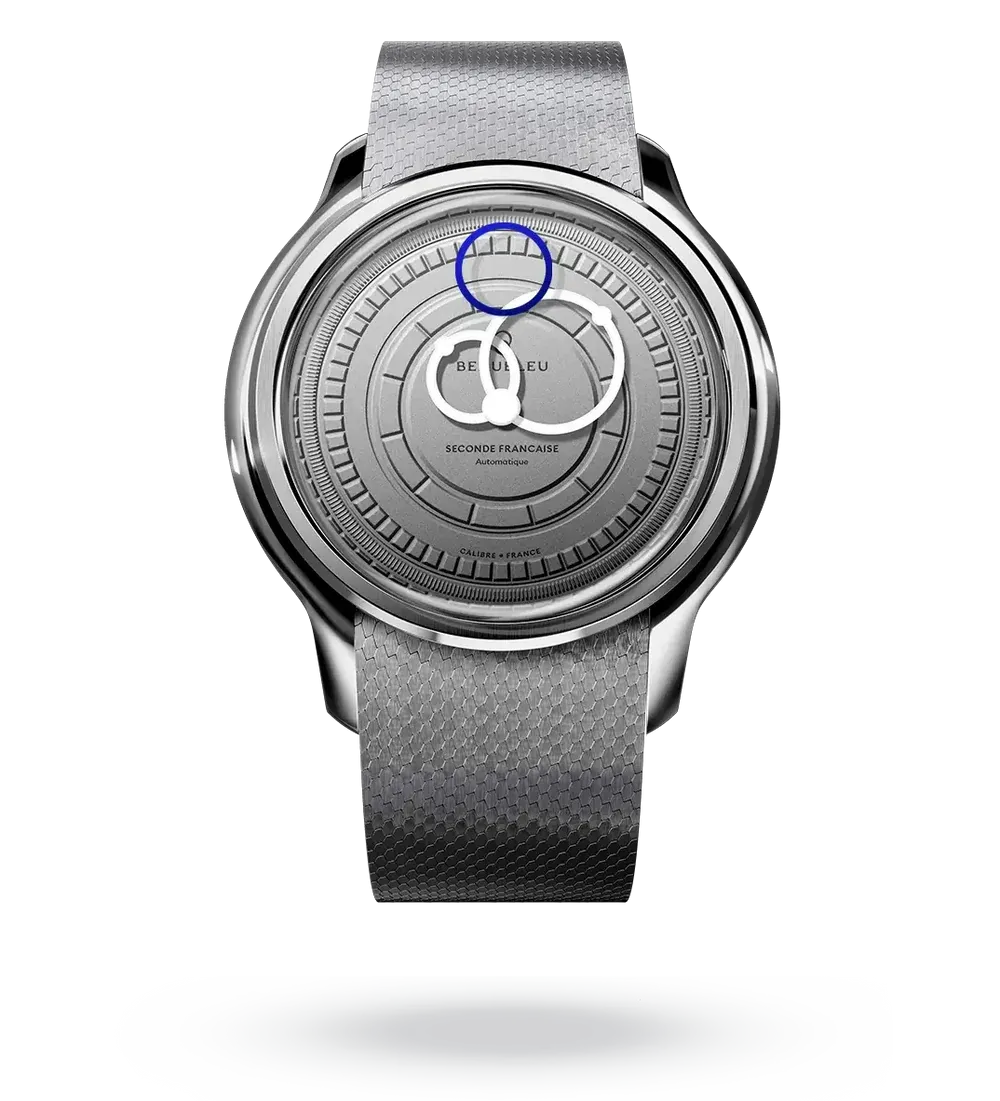 BEAUBLEU Seconde Française 20.24 Pearl Gray Steel Bracelet
