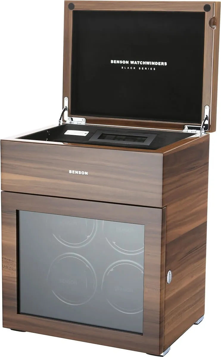 Benson Watch Winder Black Series 4.16.WA Walnut Limited Edition