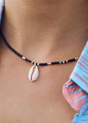 Black Waikiki Cowrie Necklace
