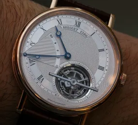 Breguet Classique Complications Tourbillon Extra-Plat 18kt Pink Gold Men's Watch 5377BR129WU