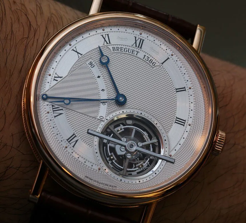 Breguet Classique Complications Tourbillon Extra-Plat 18kt Pink Gold Men's Watch 5377BR129WU
