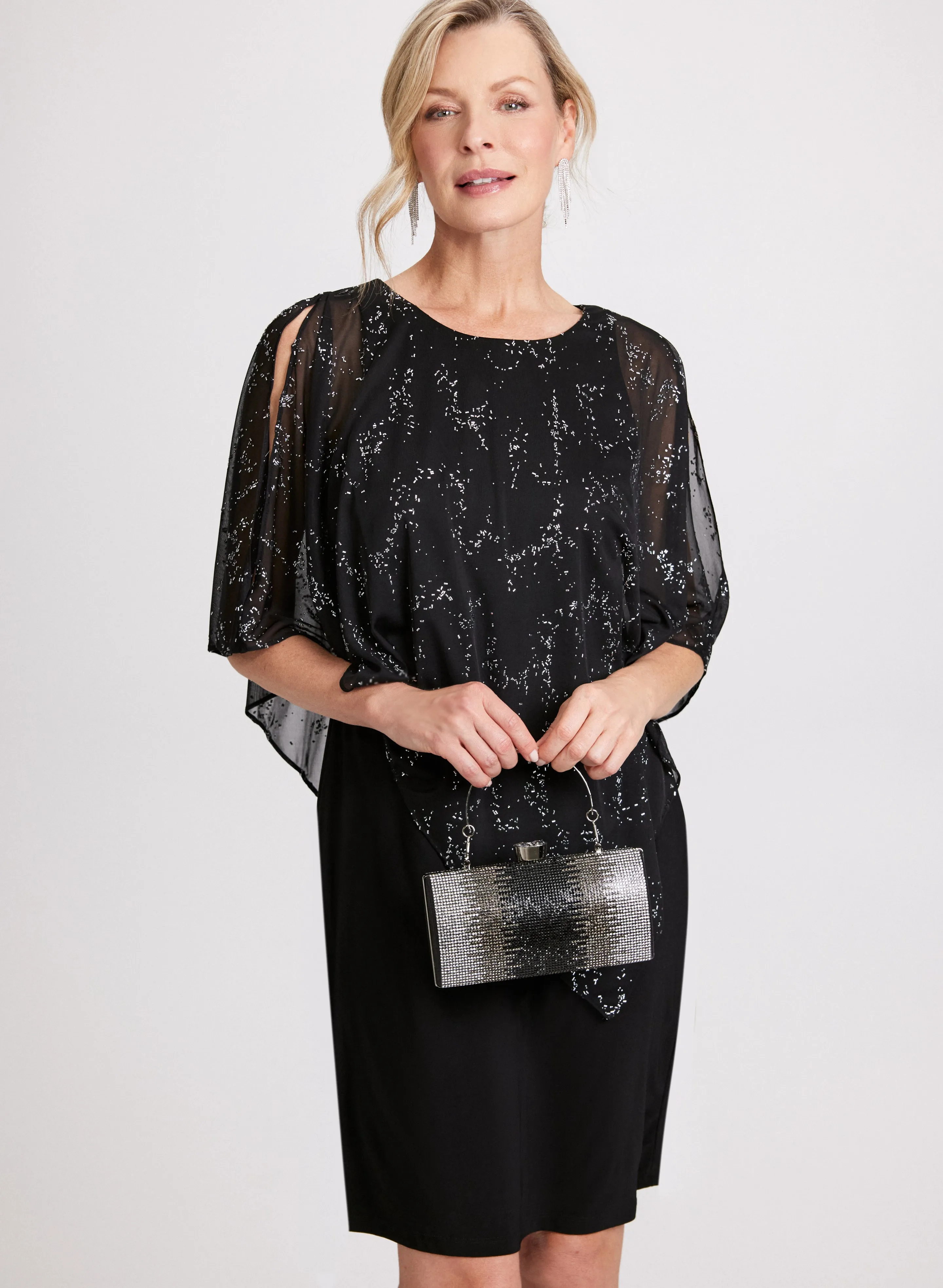 Capelet Effect Dress