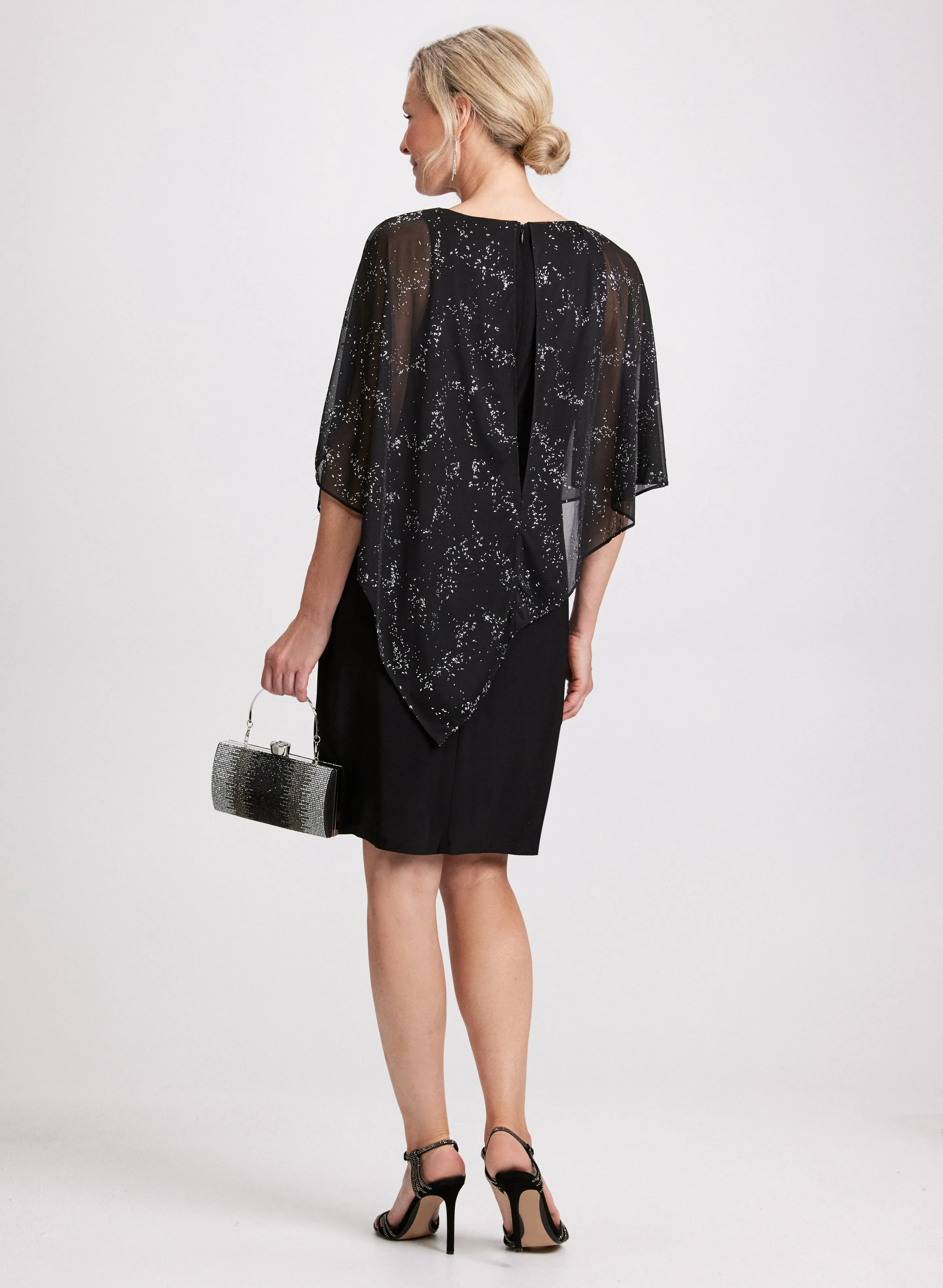 Capelet Effect Dress