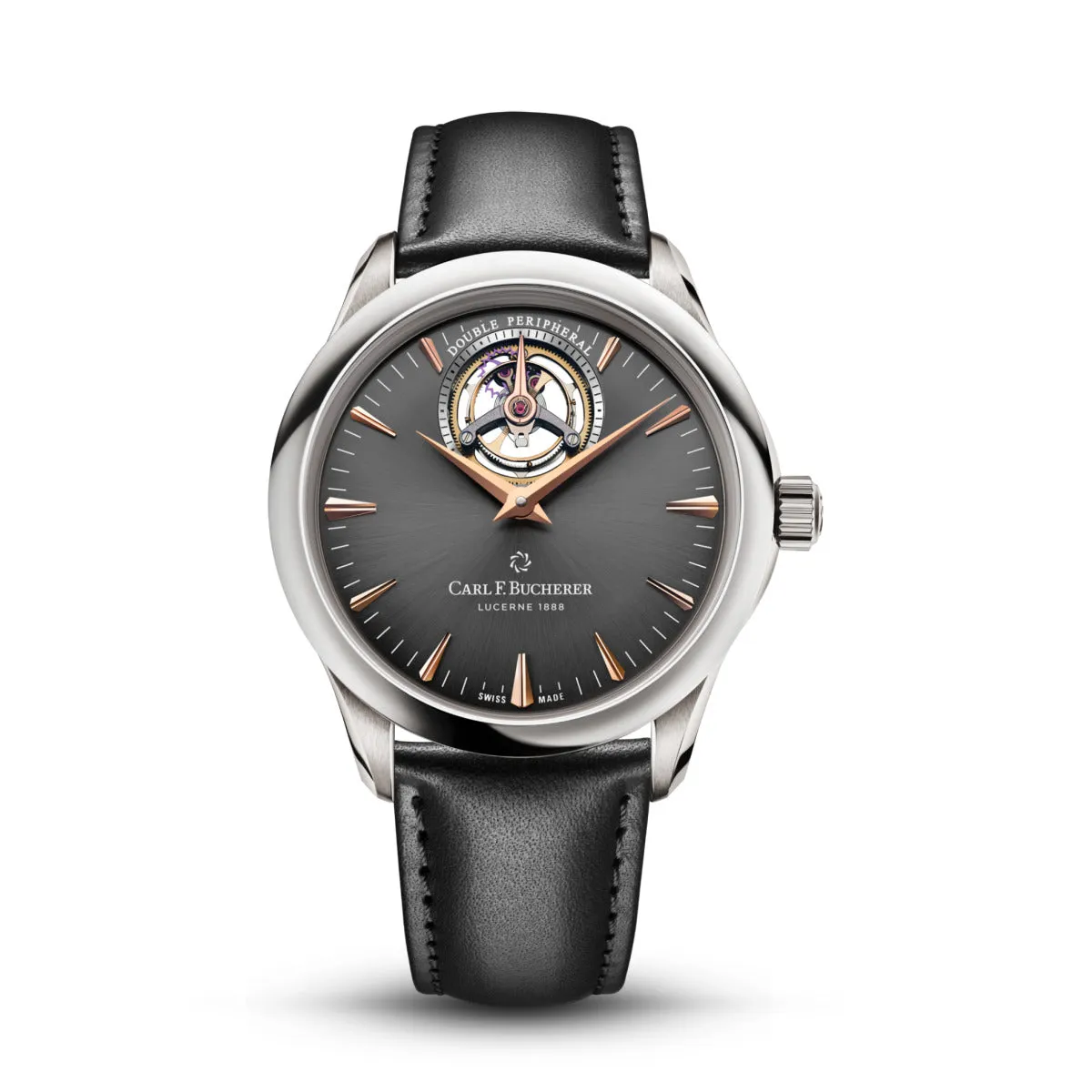 Carl F. Bucherer Manero Tourbillon  18 K White gold Men's Watch
