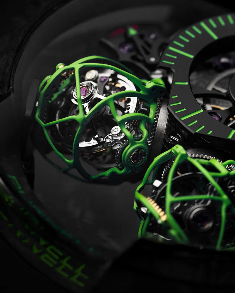 Escape II Forged Carbon Green