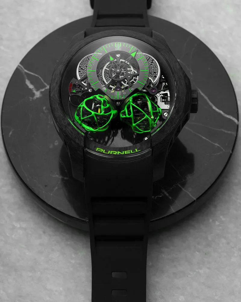 Escape II Forged Carbon Green