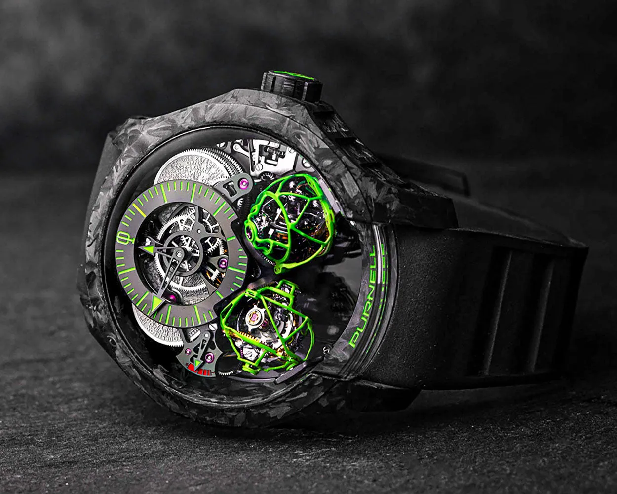 Escape II Forged Carbon Green