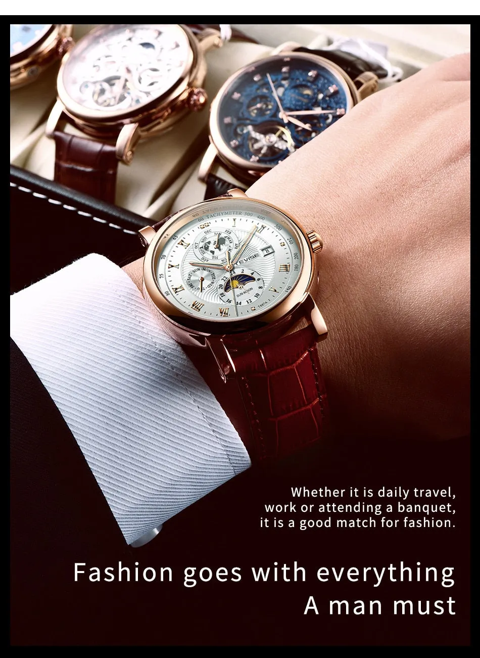 Fashion Luxury Tourbillon Sport Men Watches
