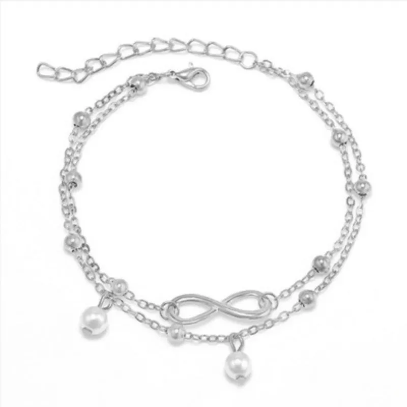 Fashion Pearl Ankle Anklet Bracelet Jewelry Women