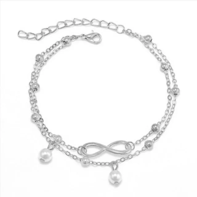 Fashion Pearl Ankle Anklet Bracelet Jewelry Women