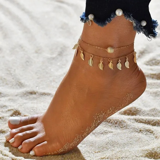 Fashion Sequins Star Ankle Bracelets for Women