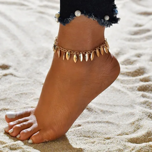 Fashion Sequins Star Ankle Bracelets for Women