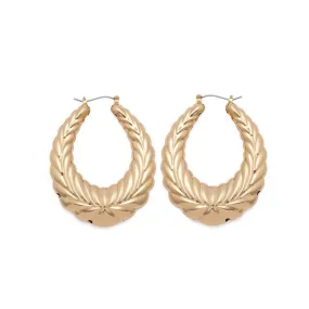 Floral Bamboo Hoops