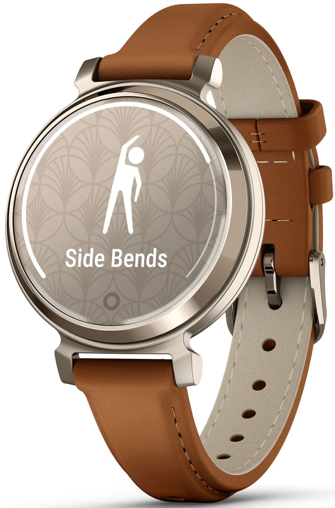 Garmin Lily 2 Classic Cream Gold & Tan Leather