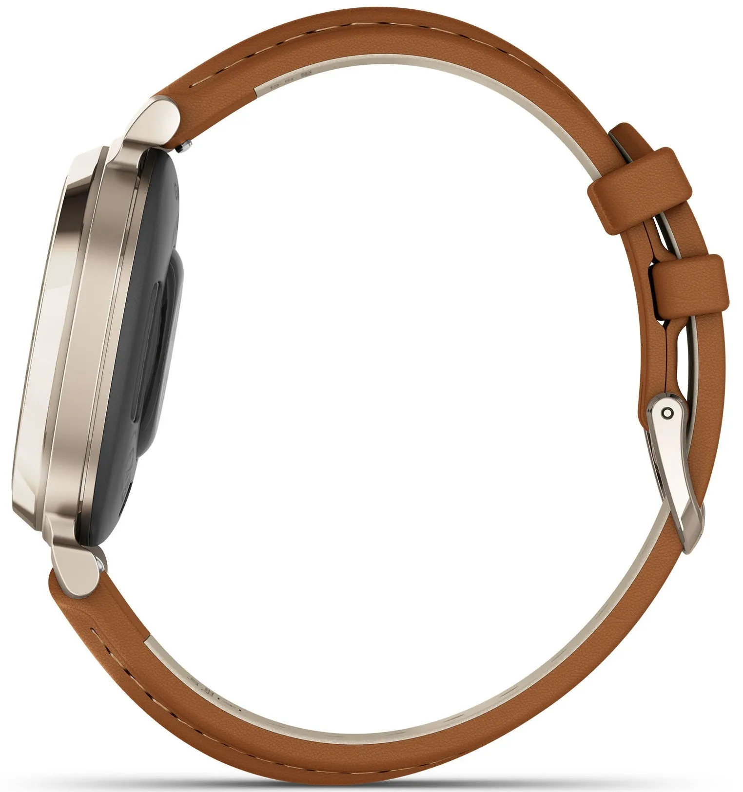 Garmin Lily 2 Classic Cream Gold & Tan Leather