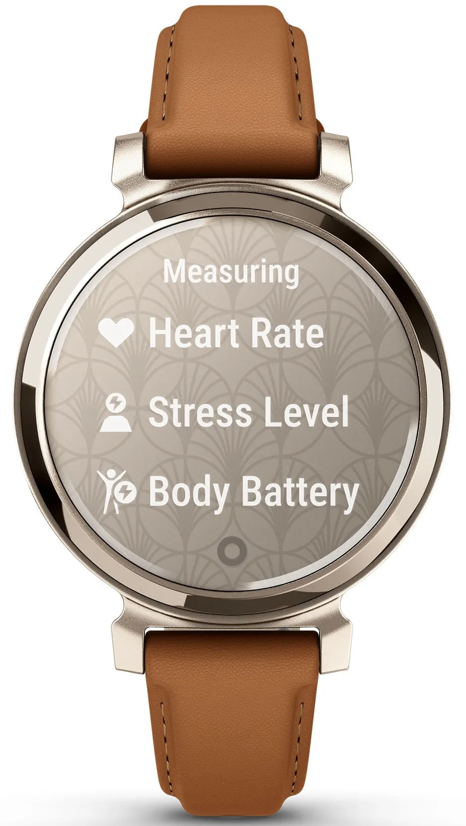 Garmin Lily 2 Classic Cream Gold & Tan Leather