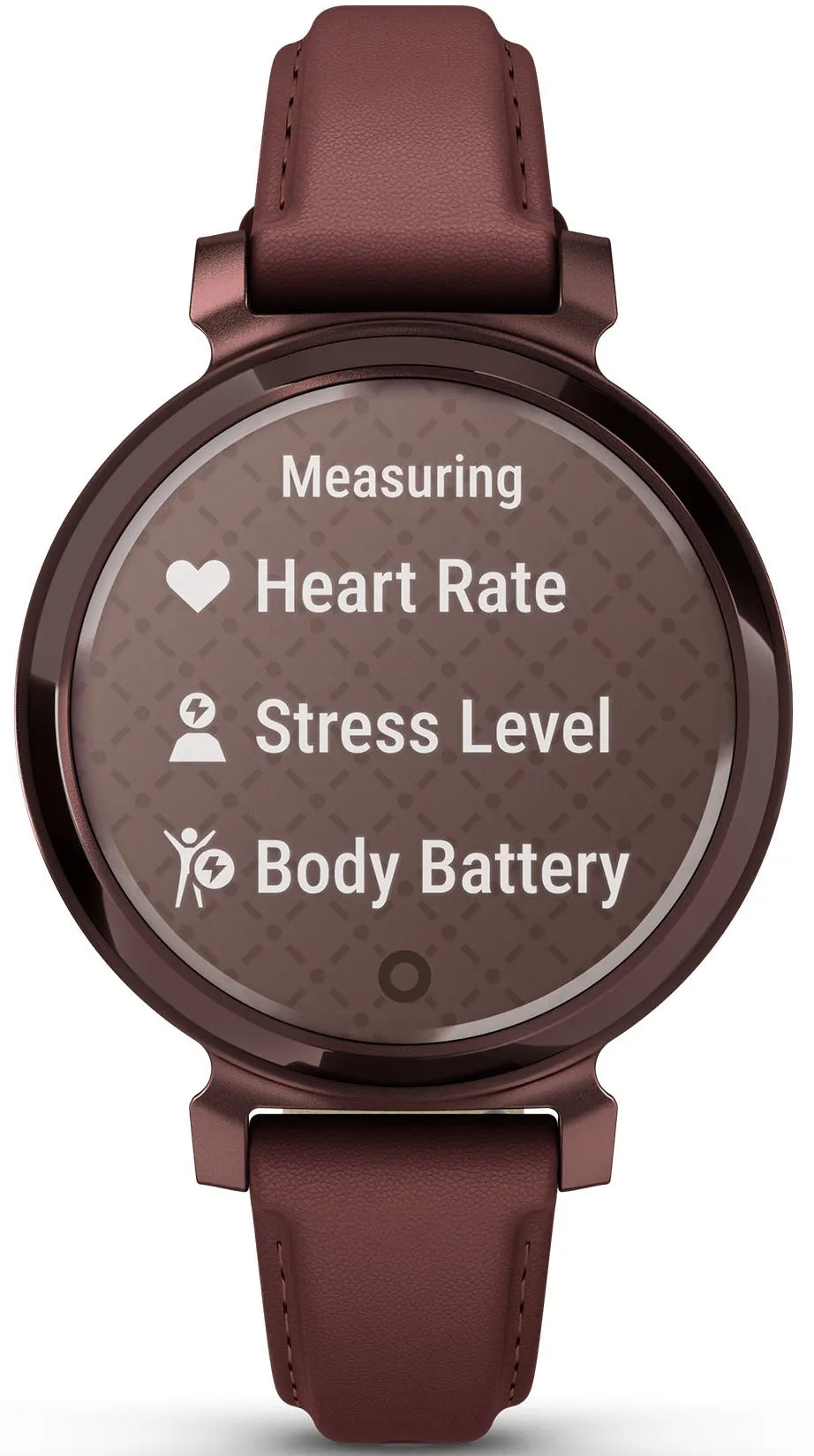 Garmin Lily 2 Classic Dark Bronze & Mulberry Leather