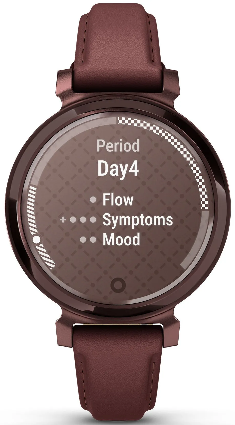 Garmin Lily 2 Classic Dark Bronze & Mulberry Leather