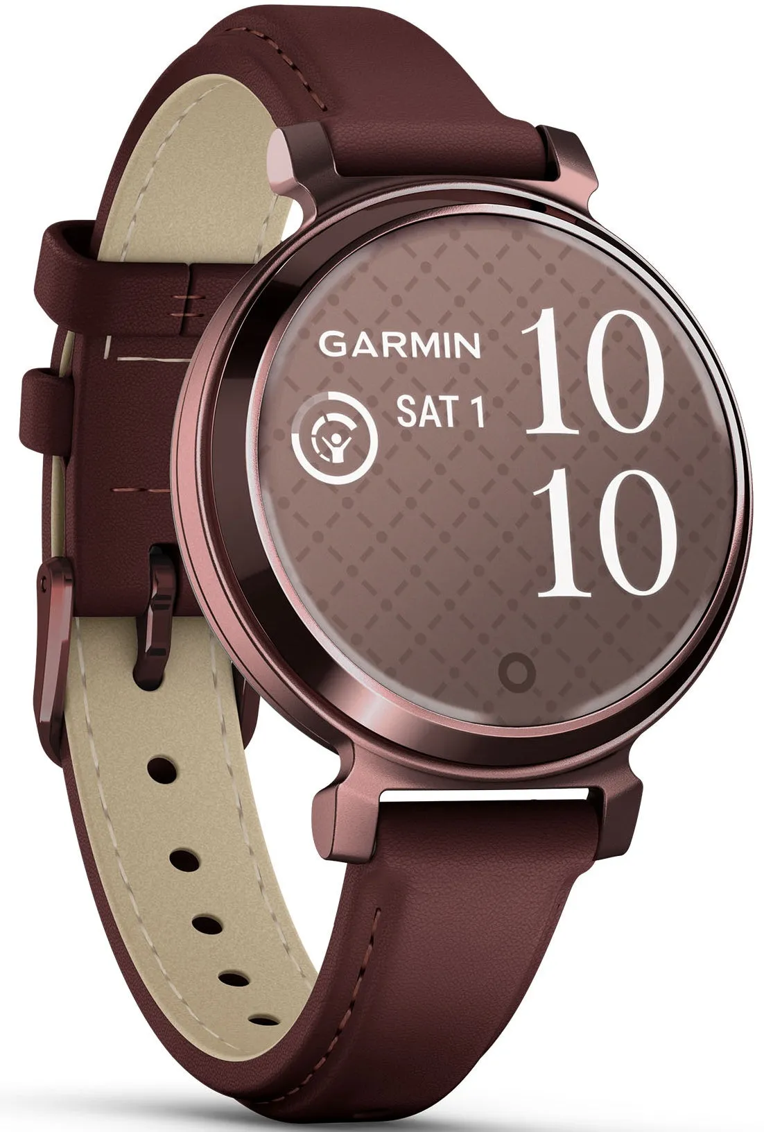 Garmin Lily 2 Classic Dark Bronze & Mulberry Leather
