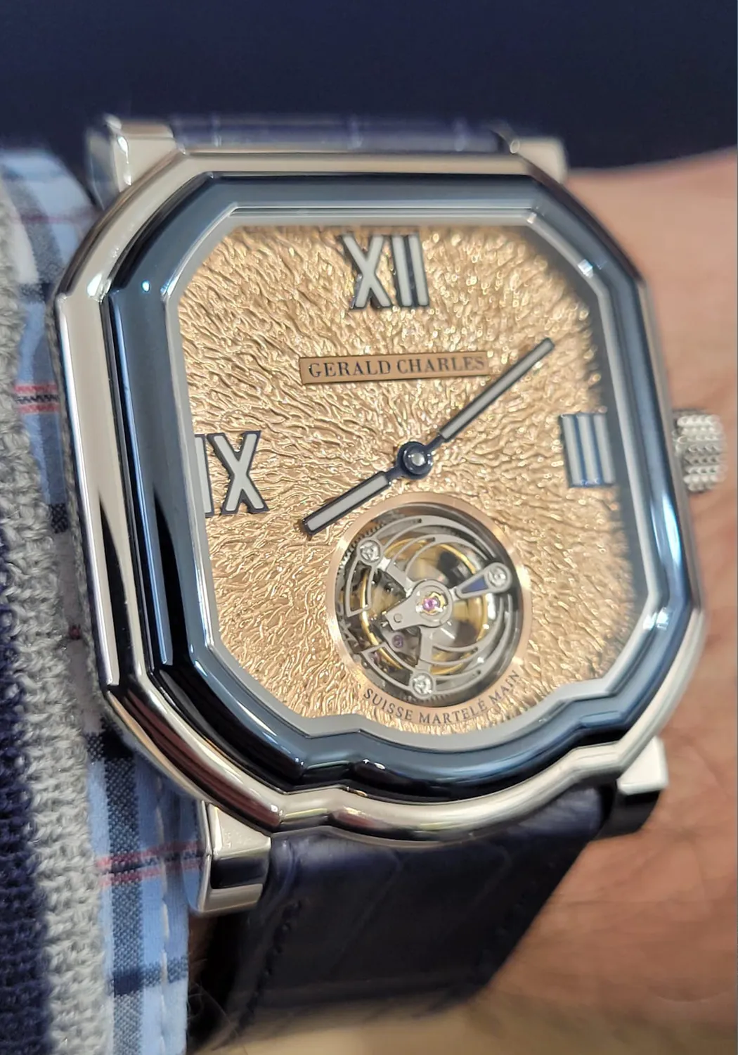 Gerald Charles Maestro GC 9.0 Roman Tourbillon Hammered Gold | LE50