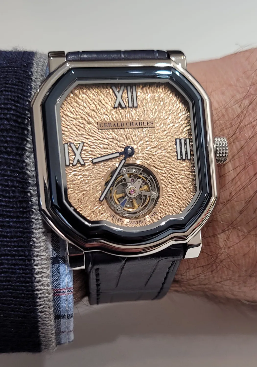 Gerald Charles Maestro GC 9.0 Roman Tourbillon Hammered Gold | LE50