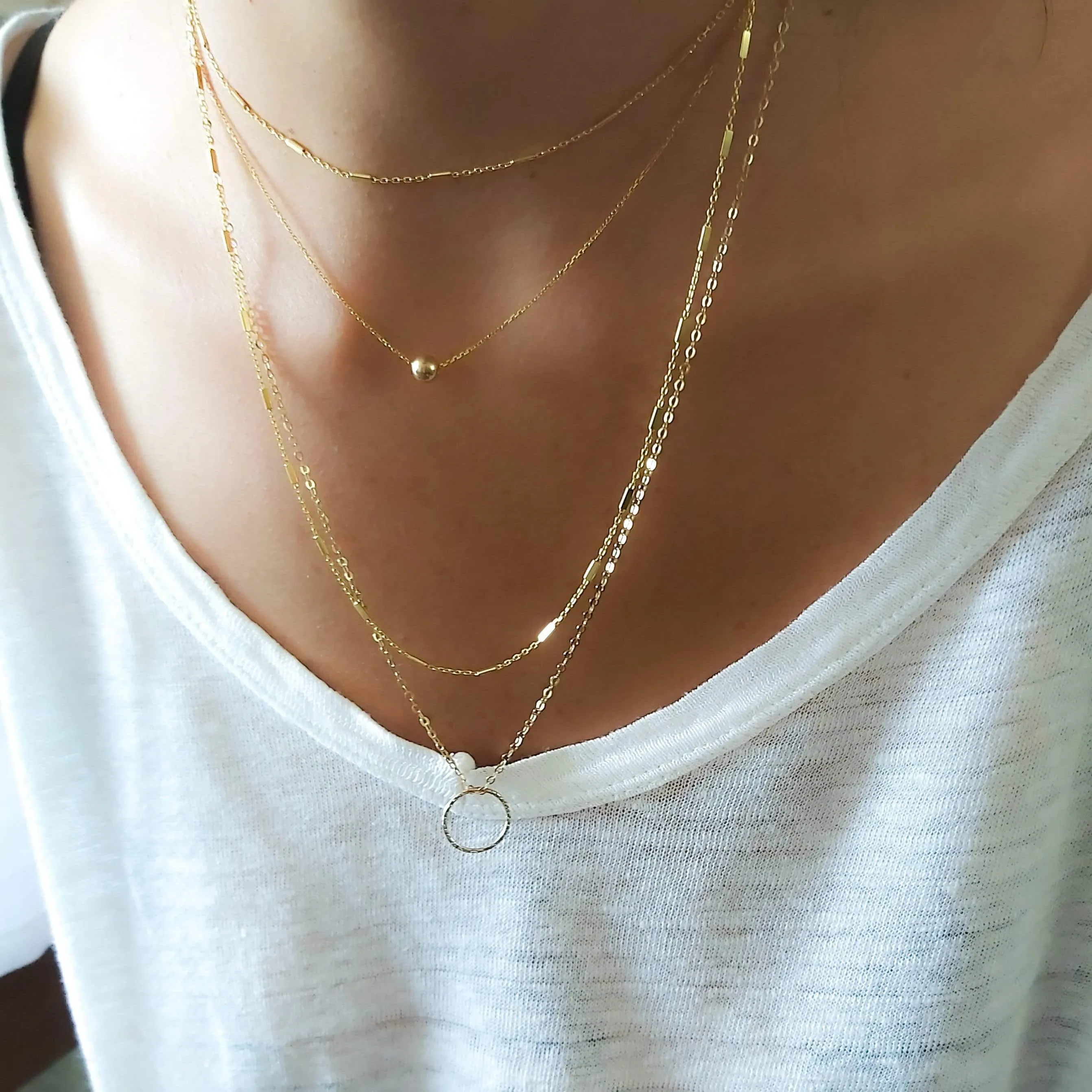 Gold Filled Ball Choker
