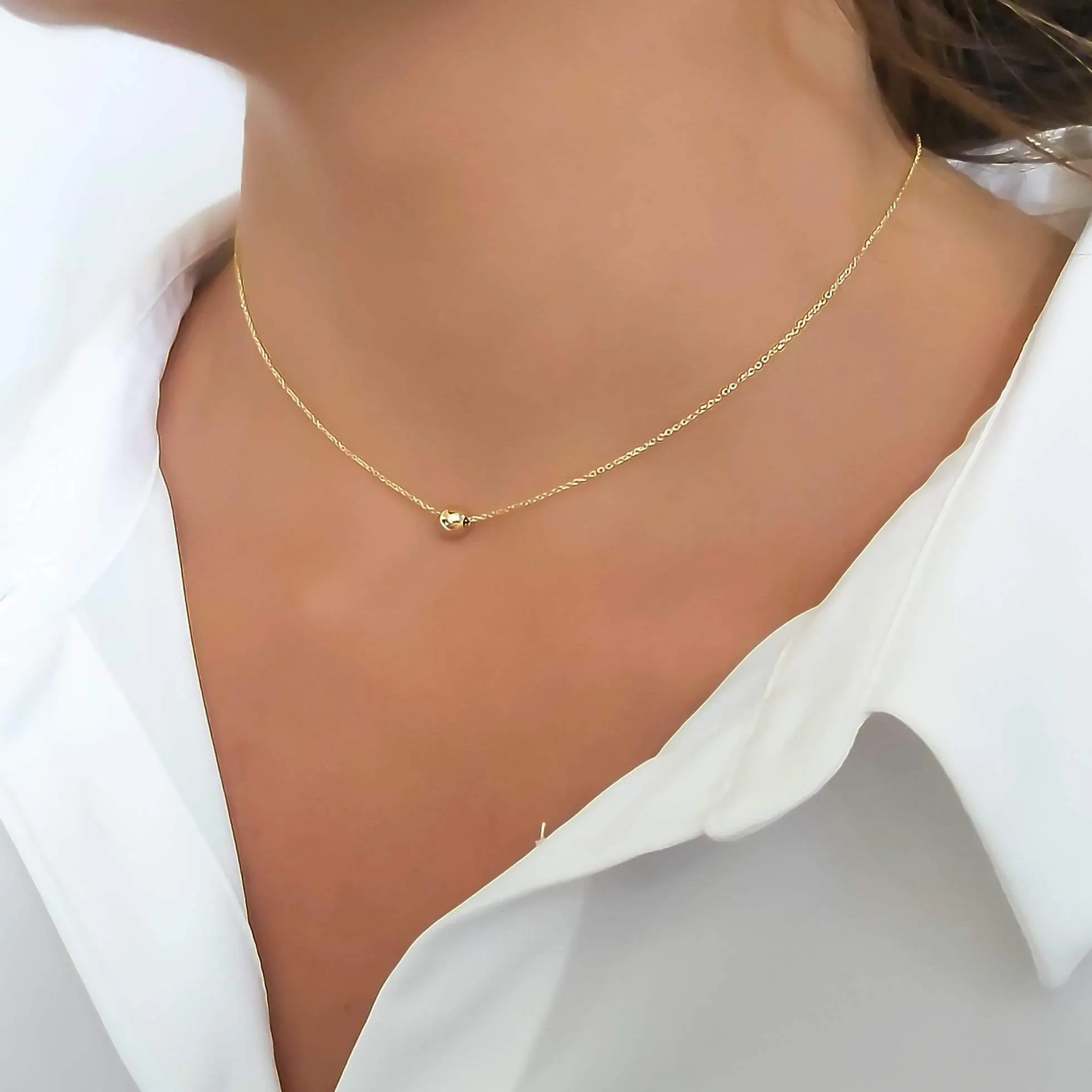 Gold Filled Ball Choker