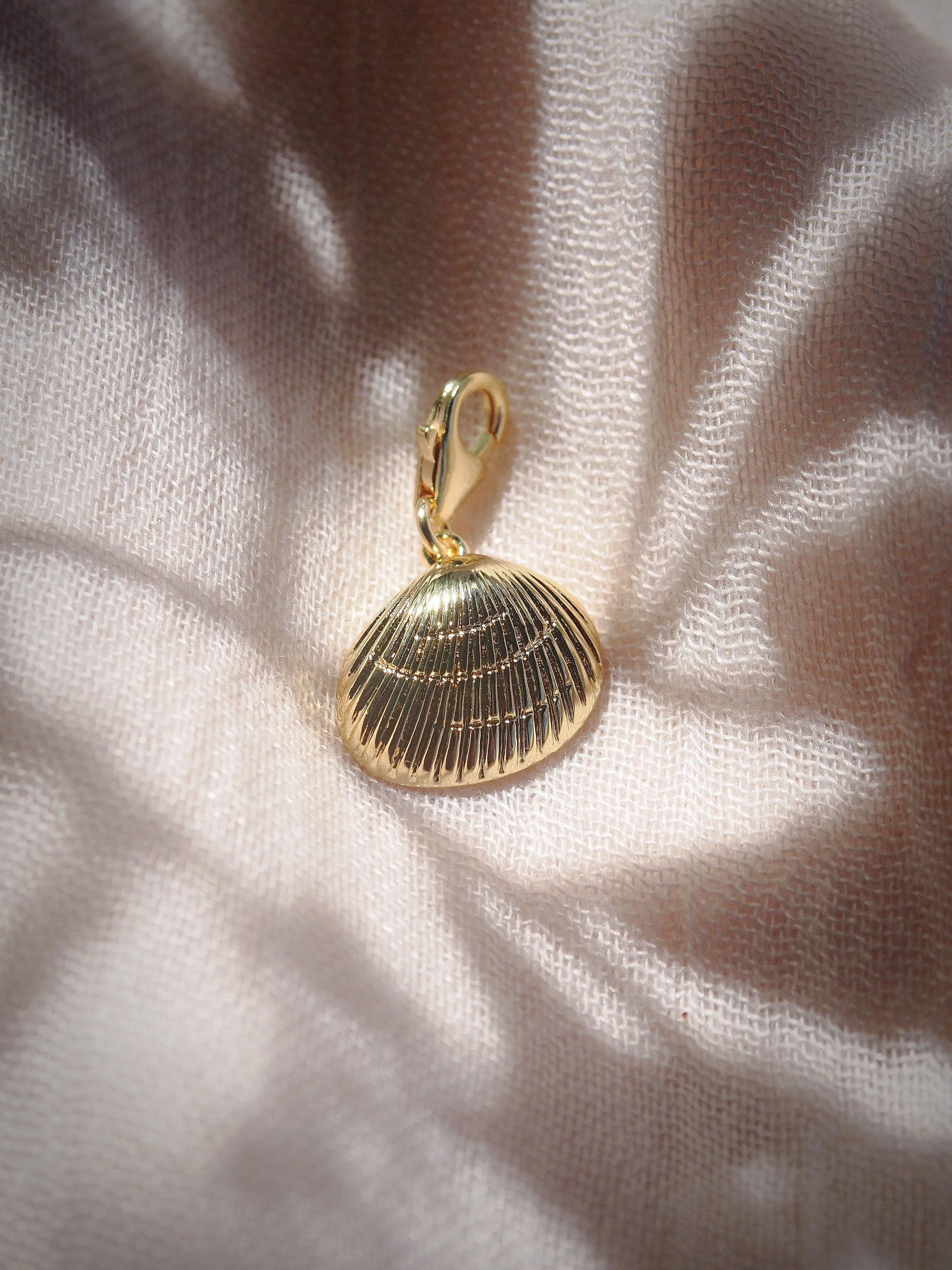 Gold Sea Shell Charm