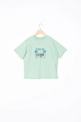 GREEN BEACH VIBES TEE
