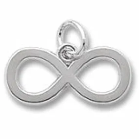 Infinity Charm In Sterling Silver