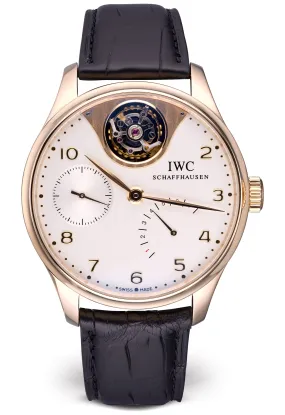 IWC Portuguese Tourbillon Mystère Limited Edition 18K Rose Gold Men's Watch