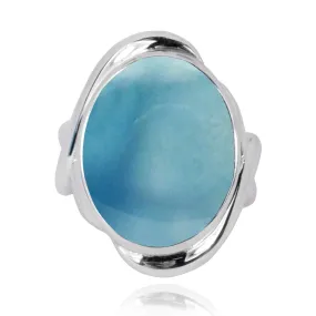 Larimar  Cocktail Ring