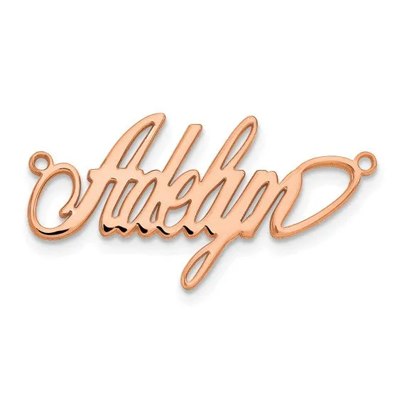 Laser Cut Name Necklace in Sterling Silver or Gold (27)