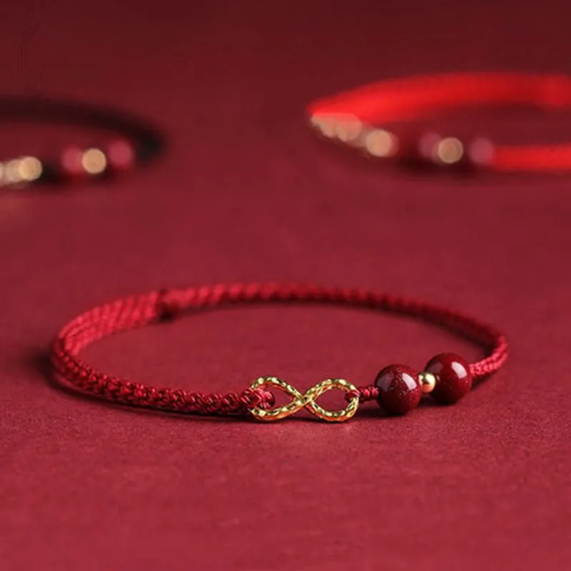 Matching Infinity Bracelets Red Couple Bracelets