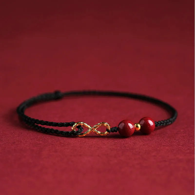 Matching Infinity Bracelets Red Couple Bracelets