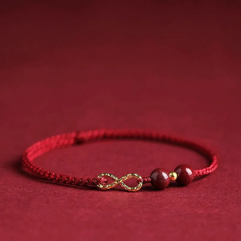 Matching Infinity Bracelets Red Couple Bracelets